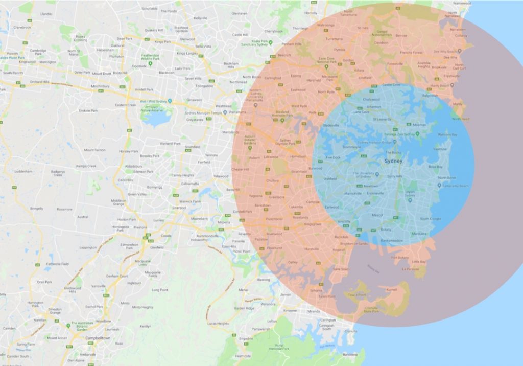 SHS Courier Zones Show Support
